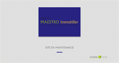 Desktop Screenshot of maestro-immobilier.com